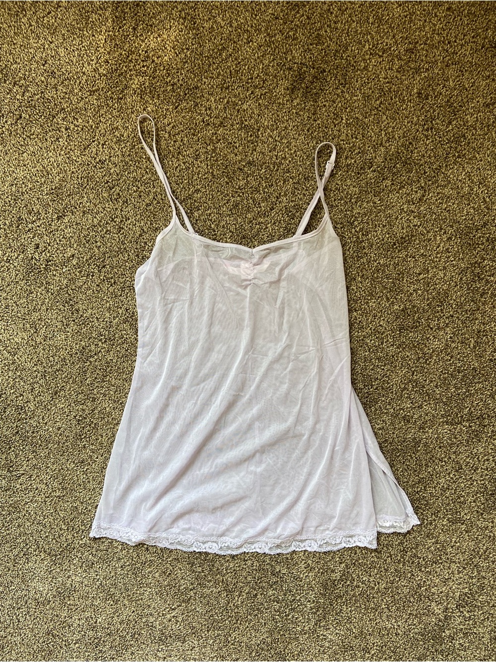 Vintage VS Light Purple Mesh Slip XS